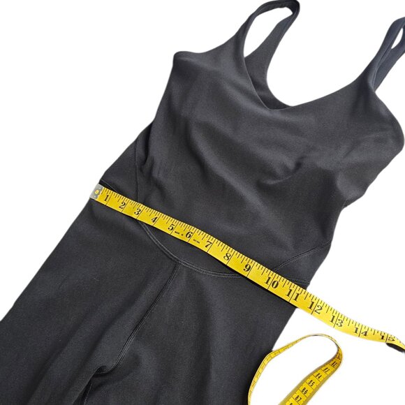 Lululemon Align Bodysuit 25" Black, Nulu, V-Neck, Jumpsuit, One Piece, Size 4 - Picture 7 of 9